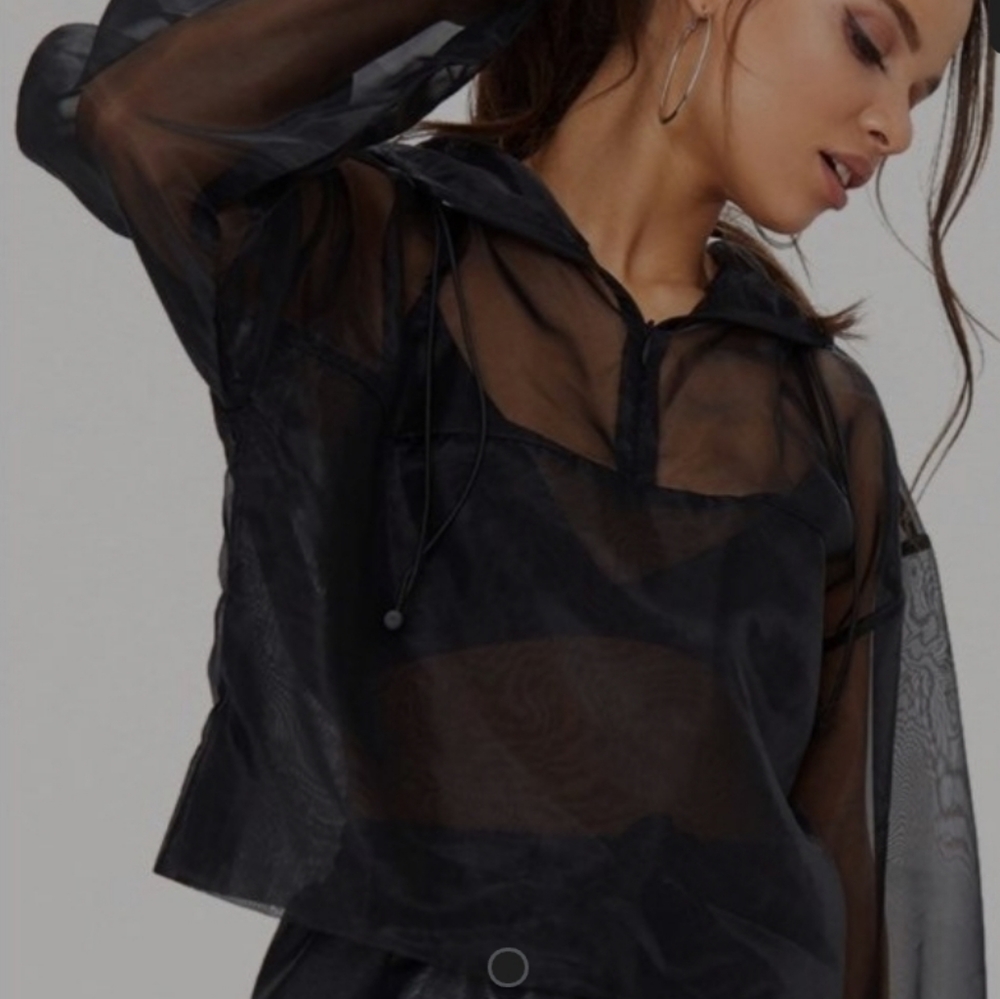Sheer hoodie
